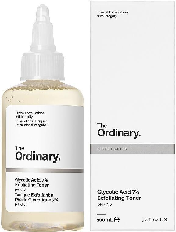 The Ordinary Glycolic Acid 7% Toning Solution Тоник для лица отшелушивающий (с гликолиевой кислотой), 240мл