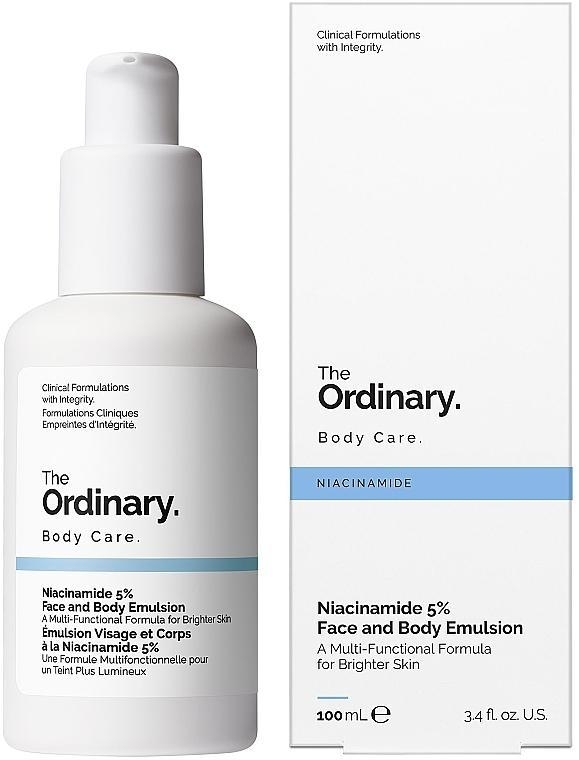 The Ordinary Niacinamide 5% Face and Body Emulsion Эмульсия с ниацинамидом, 100мл