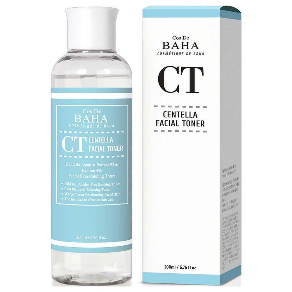 Восстанавливающий тоник с 92% центеллы Cos De Baha CT Centella Facial Toner 200мл
