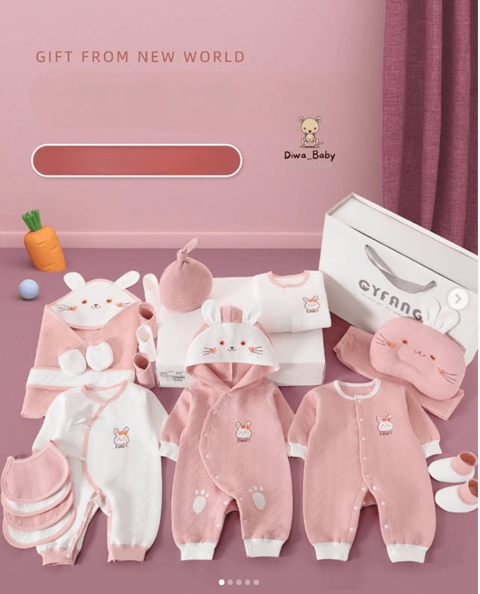 Набор одежды для новорожденных "Зайчик"