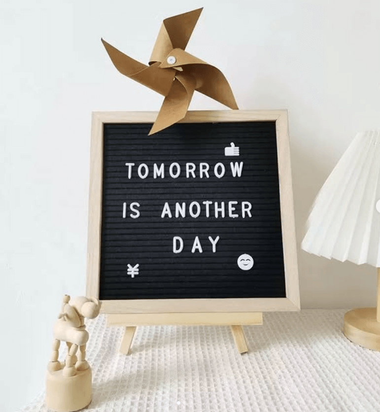 Доска фетровая с буквами