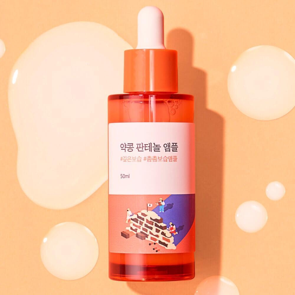 Барьерная ампула с чёрной соей и пантенолом Round Lab Soybean Panthenol Ampoule 50мл