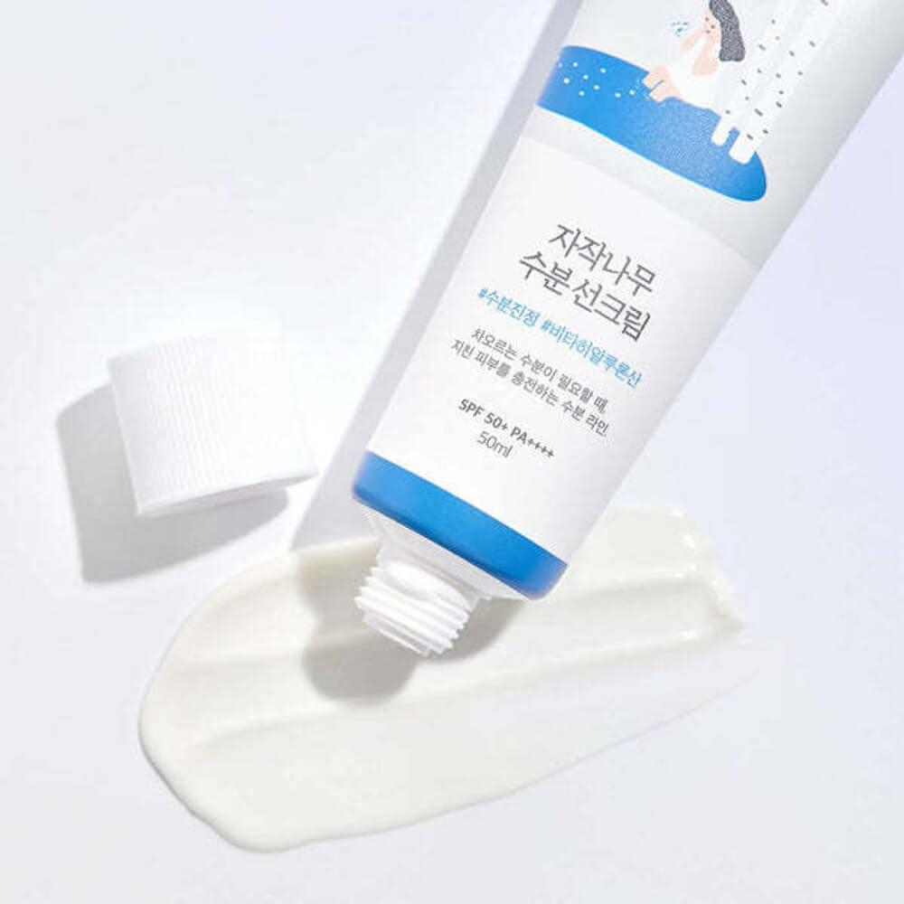 Round Lab Birch Juice Moisturizing Sun Cream SPF50+ PA++++ Увлажняющий солнцезащитный крем, 50мл