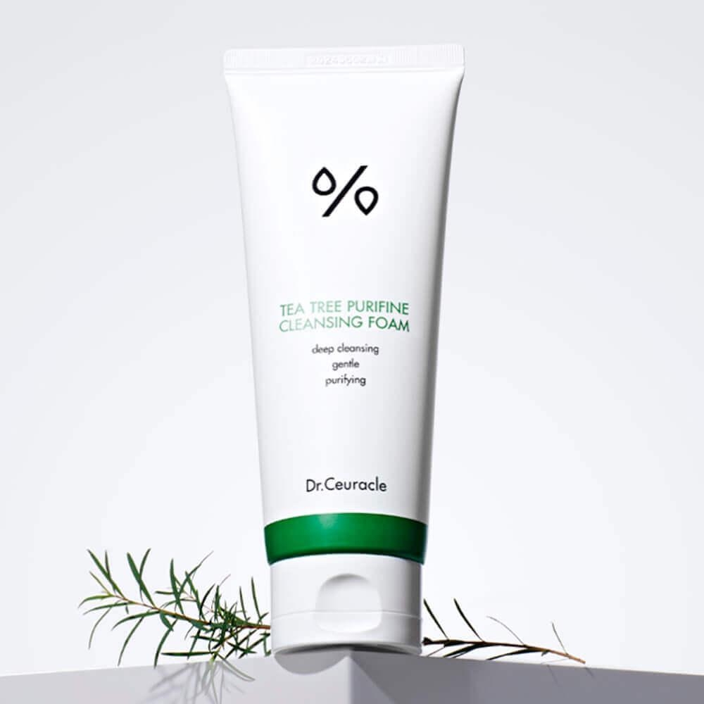 Мягкая очищающая пенка с чайным деревом Dr.Ceuracle﻿ Tea Tree Purifine Cleansing Foam 150мл