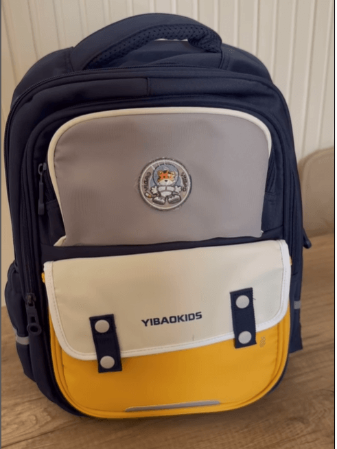 Рюкзак детский синий комбинированный