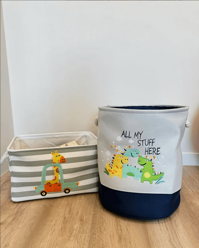 Комплект корзин жираф+диназаврики