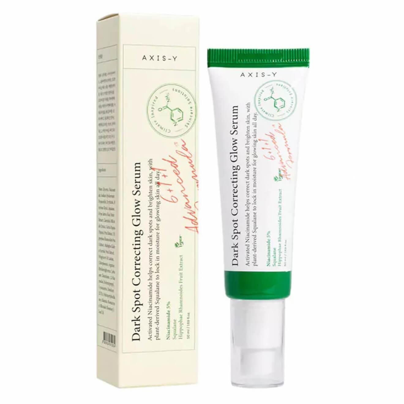 AXIS-Y Dark Spot Correcting Glow Serum Осветляющая сыворотка против пигментации, 50мл