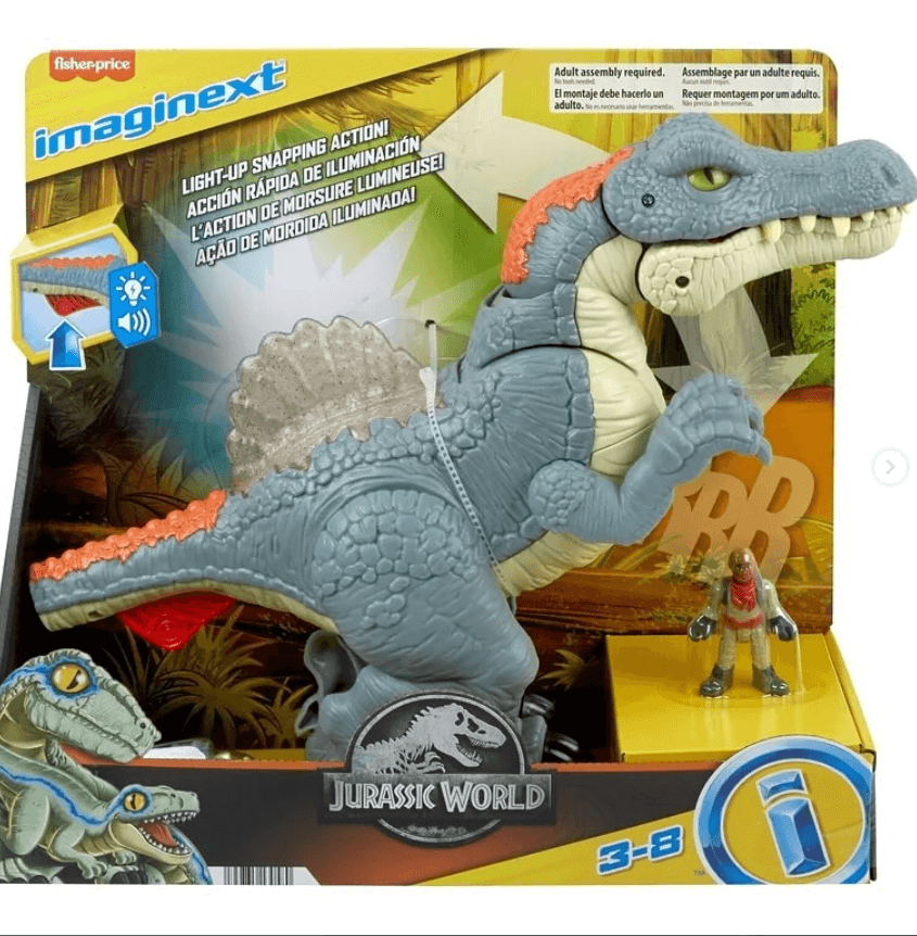 Игрушка Ultra Snap Dinosaur световыми и звуковыми эффектами