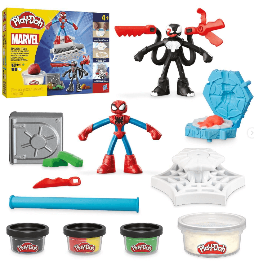 Игравой набор Play-Doh Marvel Spider-Man Launch and Slice Battle Playset