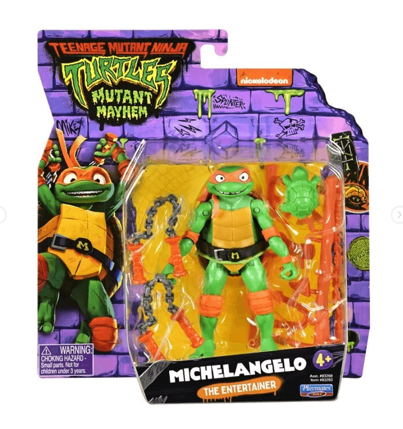 Фигурка Микеланджело из серии Teenage Mutant Ninja Turtles! 11,4см
