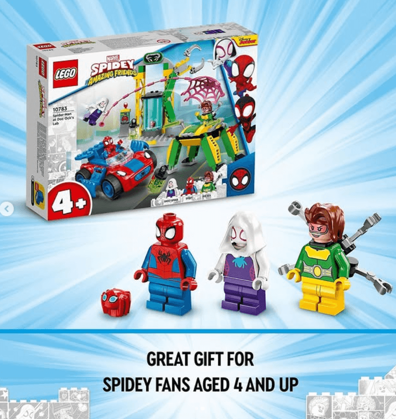 Набор Spiderman at Doc Ock’s Lab! конструктор Lego