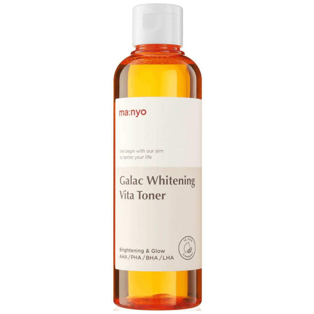 Мультивитаминный тоник для тусклой кожи Manyo Galac Whitening Vita Toner