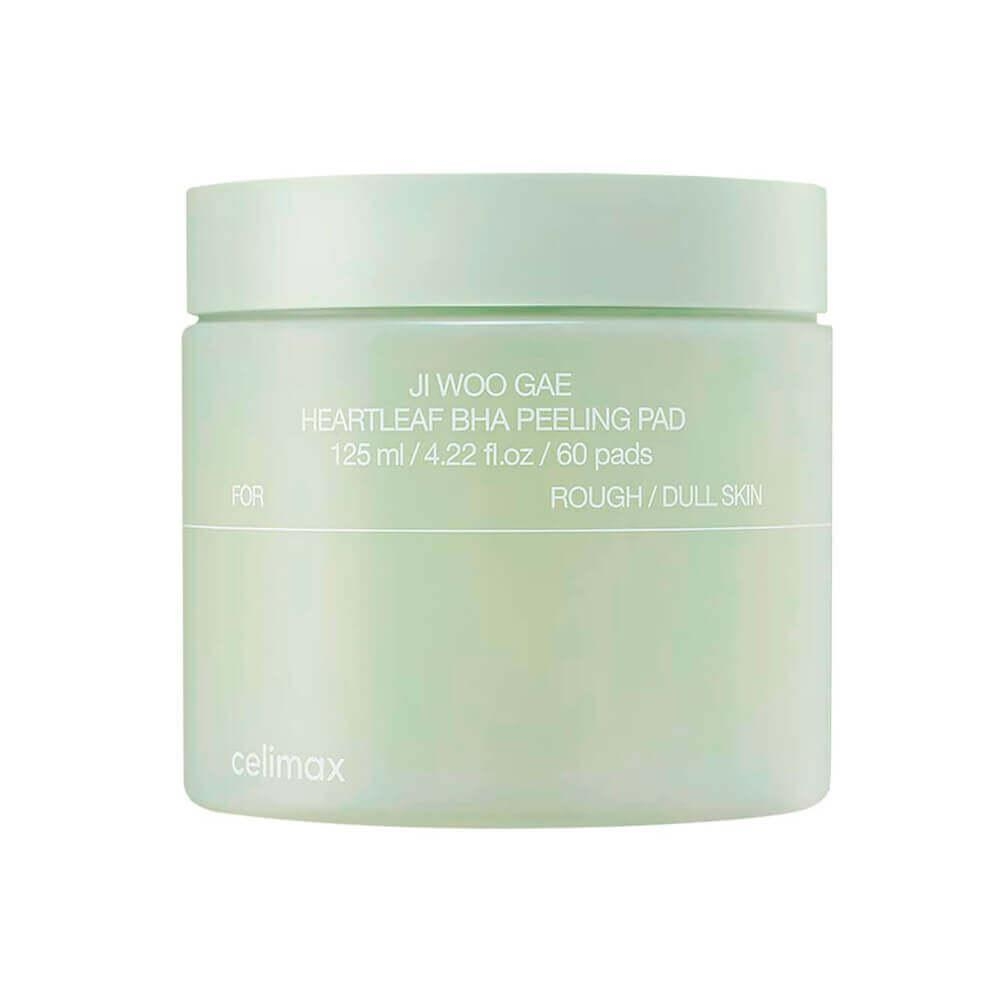 Тонизирующие пилинг-пэды с BHA-кислотой Celimax Ji Woo Gae Heartleaf BHA Peelind Pad 125мл
