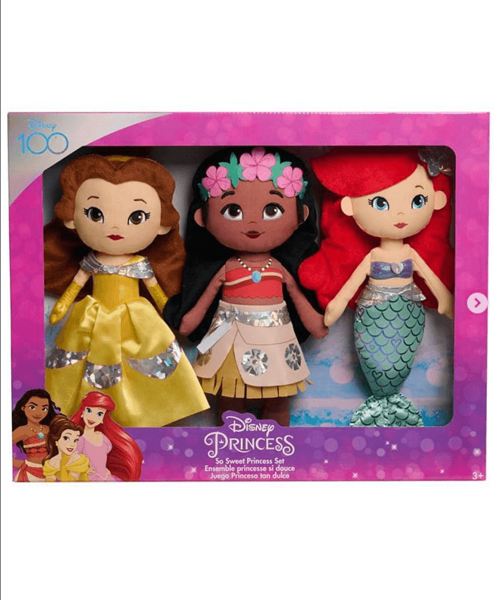Набор плюшевых кукол принцессы Диснея