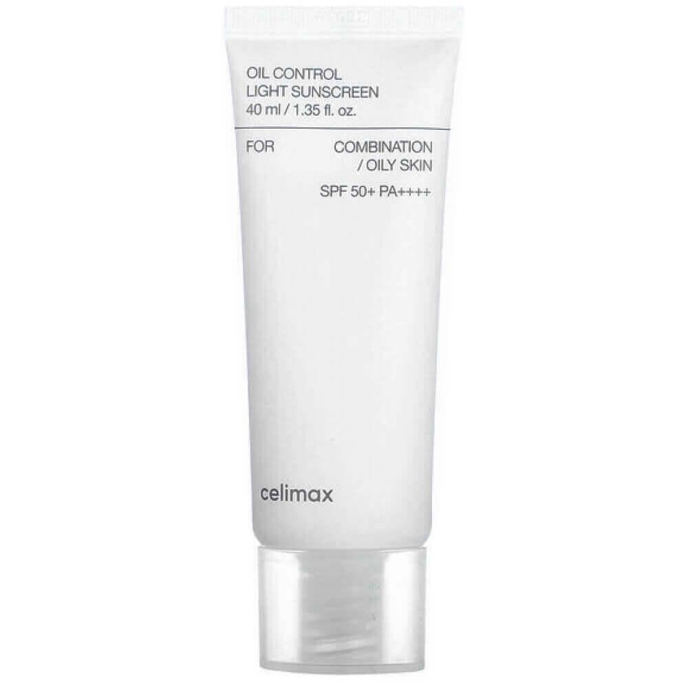 Celimax Oil Control Light Sunscreen SPF50+PA++++ Себорегулирующий лёгкий солнцезащитный крем, 40мл