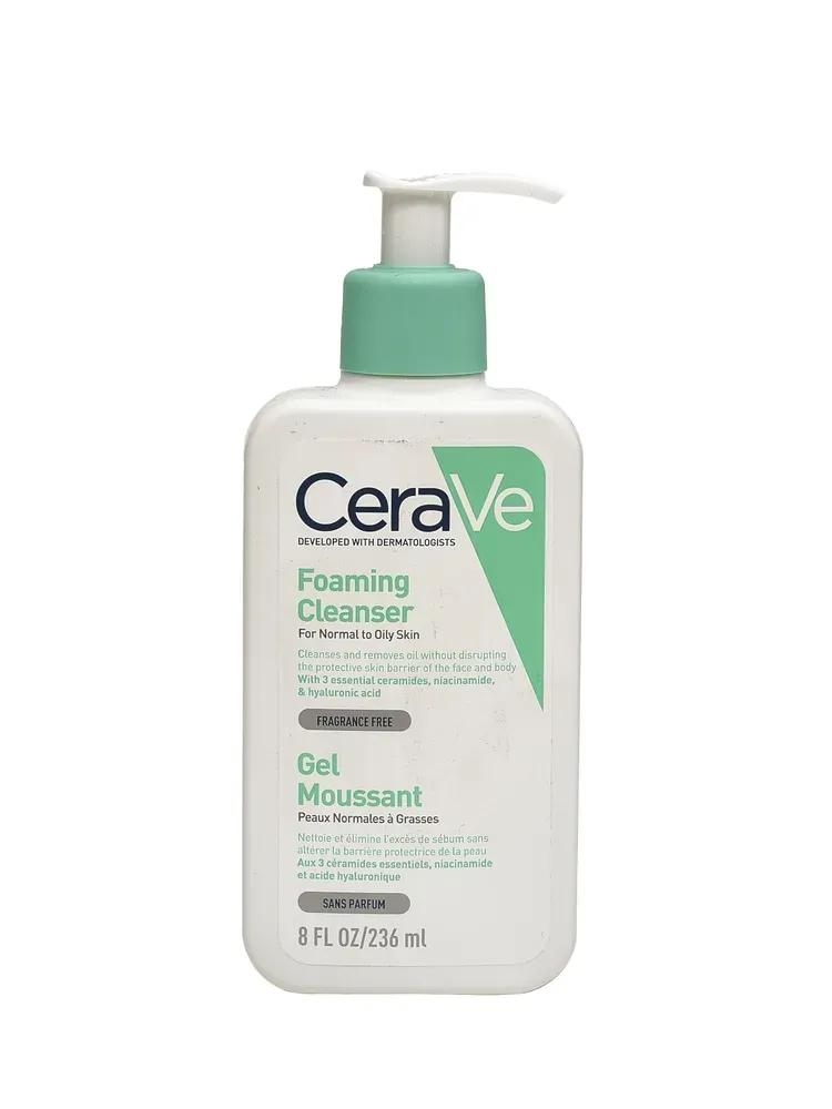 CeraVe Интенсивно очищающий гель для нормальной и жирной кожи лица и тела, 236мл