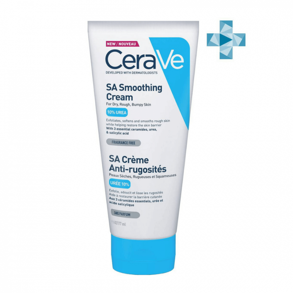 CeraVe SA Увлажняющий крем с мочевиной, салициловой кислотой, 177мл