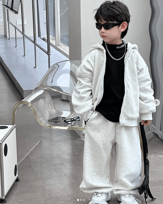 Двойка детская кофта на молнии+штаны