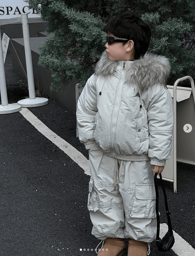 Двойка детская куртка пуховик+штаны