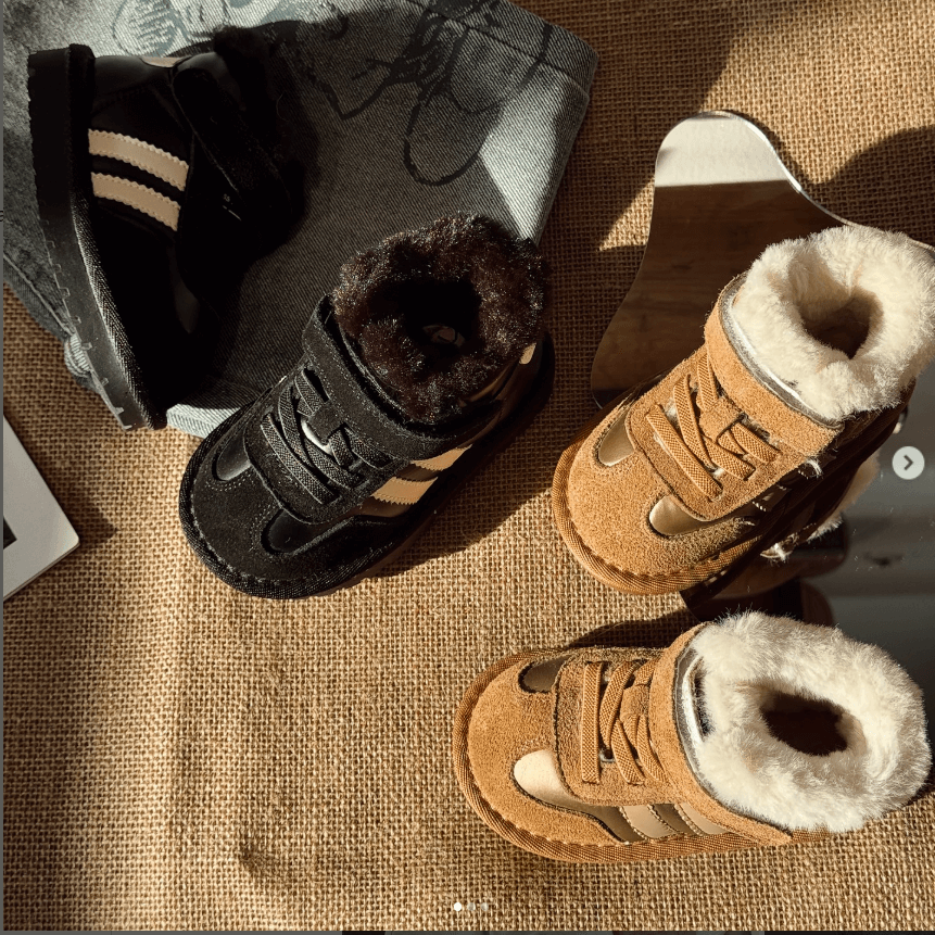 Ботинки для самых маленьких на шнурках