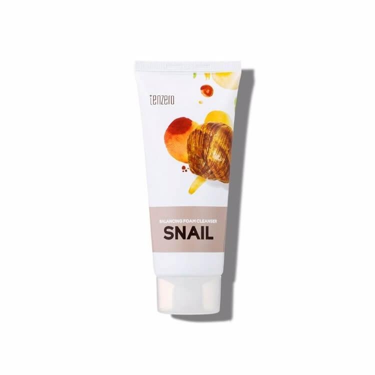 Пенка для умывания с муцином улитки TENZERO Balancing Foam Cleanser Snail