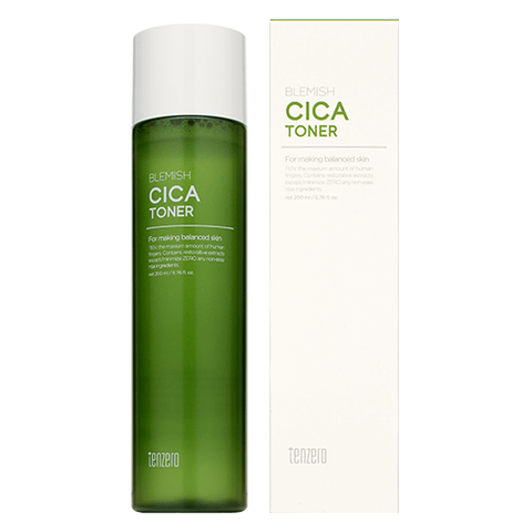 Смягчающий тонер с экстрактом центеллы азиатскойTENZERO Blemish Cica Toner 200мл