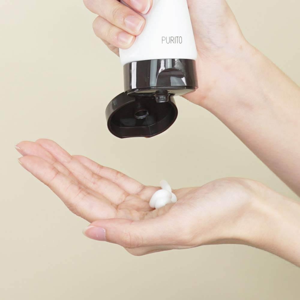 Слабокислотная пенка с центеллой и зеленым чаем Purito From Green Deep Foaming Cleanser 150ml