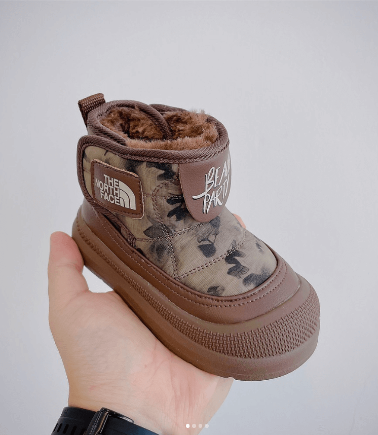 Угги детские "Beach party" коричневый на липучках