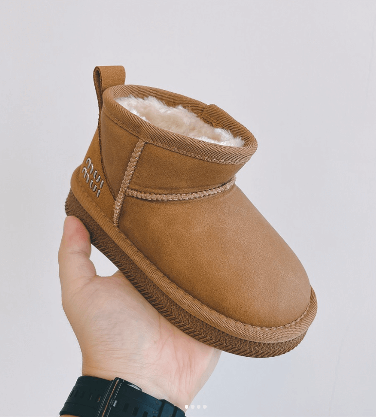 Угги "Mui mui" детский коричневый