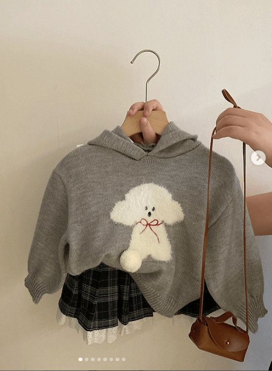 Двойка кофта с капюшоном+юбка для девочки