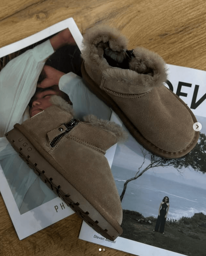 Угги детские однотонные