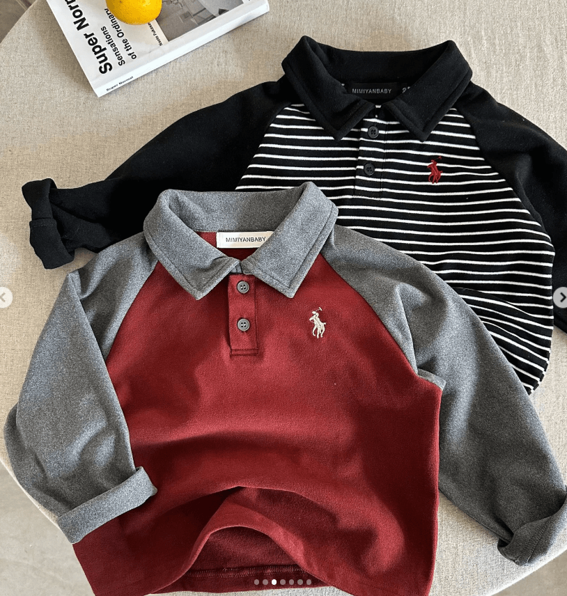 Кофточка Polo детская комбинированная в полоску