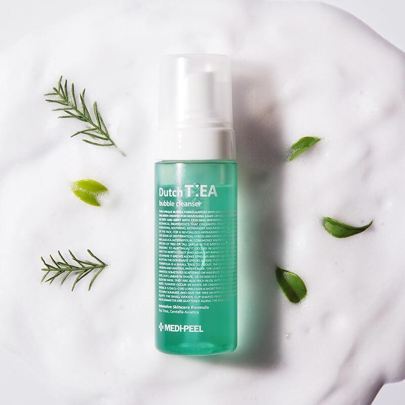 Мягкая пенка-мусс с чайным деревом Medi-Peel Dutch Tea Bubble Cleanser 160мл