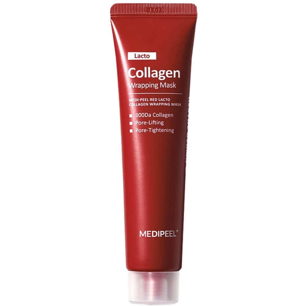 Маска-плёнка для сужения пор с коллагеном MEDIPEEL Red Lacto Collagen Wrapping Mask 70мл