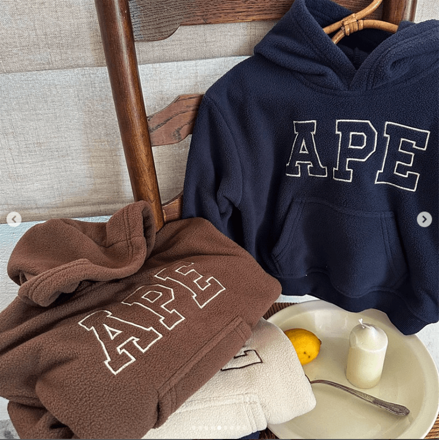 Двойка толстовка+штаны "APE" для детей