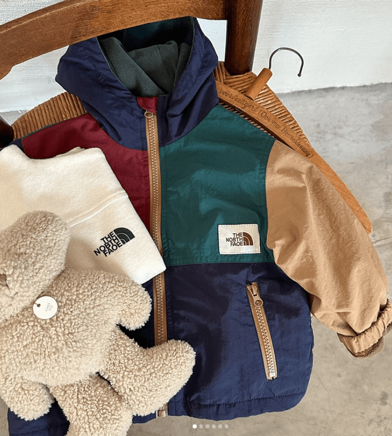 Куртка детская демисезонная цвет комбинированный