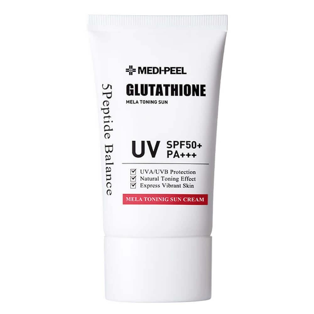 Санскрин с глутатионом Medi-Peel Bio-Intense Glutathione Mela Toning Sun Cream SPF50+ PA++++  50мл