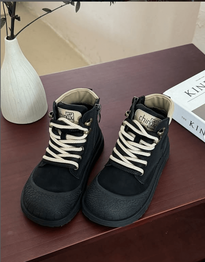 Ботинки детские осенние цвет черный