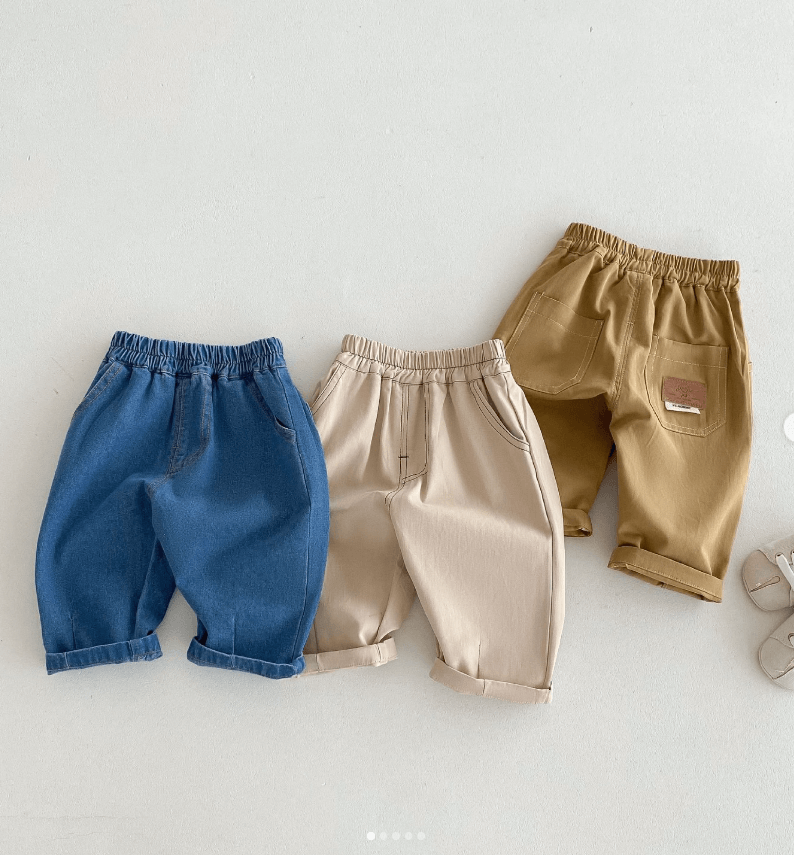 Штаны детские однотонные