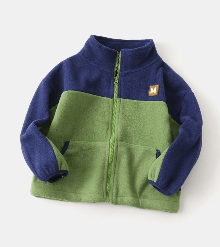 Кофта детская флисовая цвет комбинированный