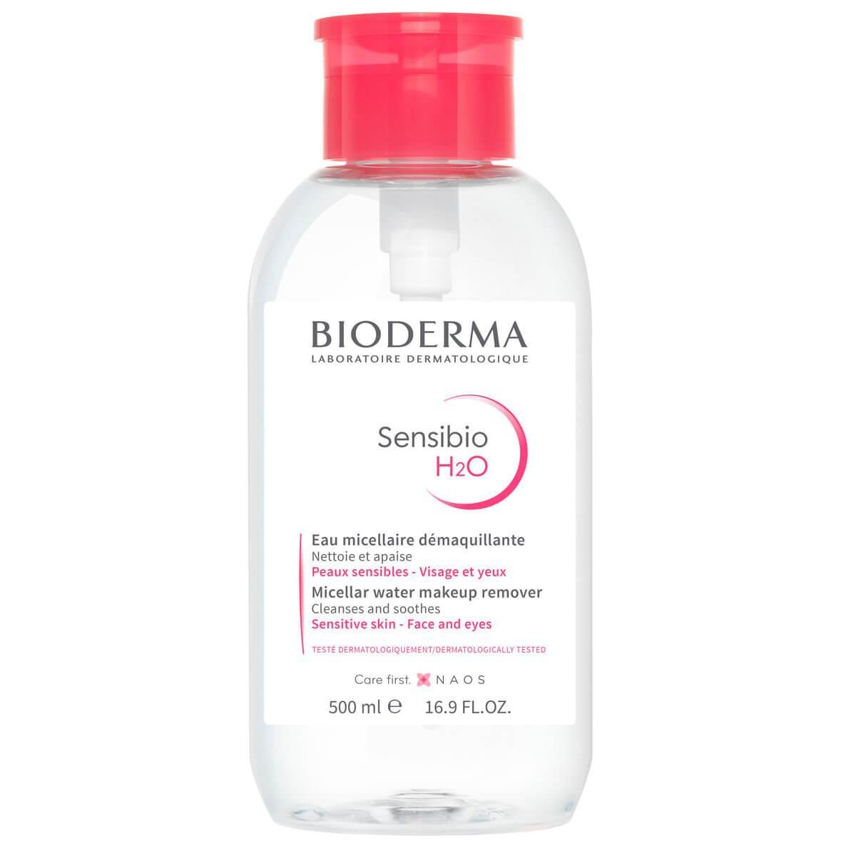 Bioderma Сенсибио Н20 Мицеллярная вода (с помпой), 500мл