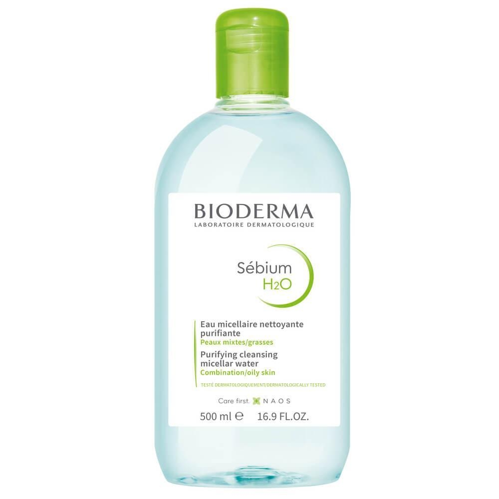 Bioderma Себиум H2O Мицеллярная вода для жирной и комбинированной кожи, 500мл
