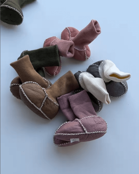 Пинетки детские теплые