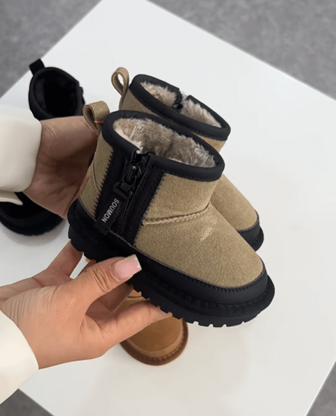 Угги с натуральным мехом овчины для малышей