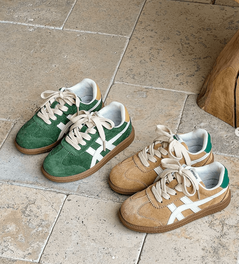 Кеды детские из натуральной замши