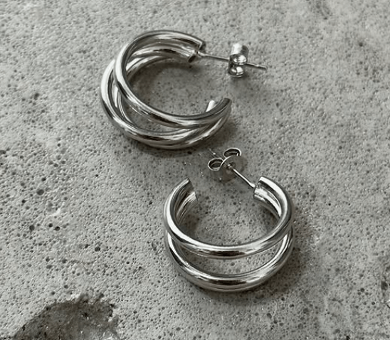 Стильные, минималистичные и всегда актуальные Серебряные серьги