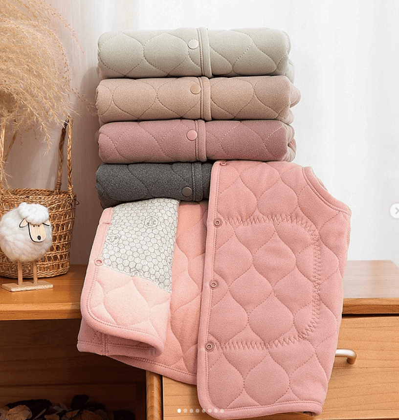 Безрукавка детская стеганная цвет однотонный