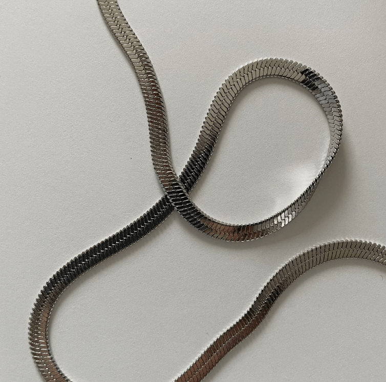 Серия Snake / Серебро 925 пробы / Цепочка (длина 34+5)