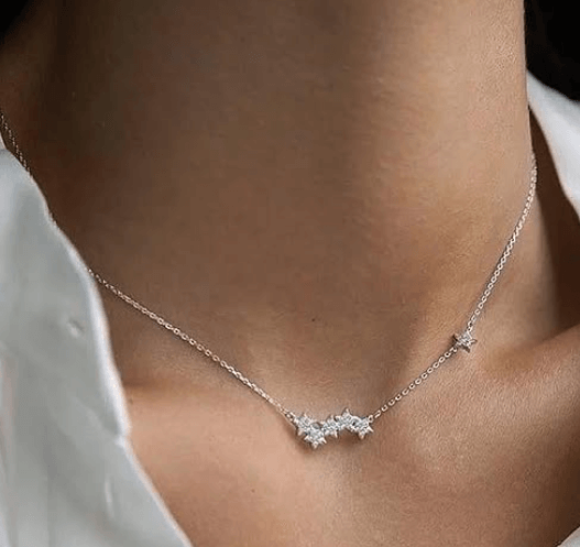 Серебряные украшения звезды / Серебро 925 пробы.