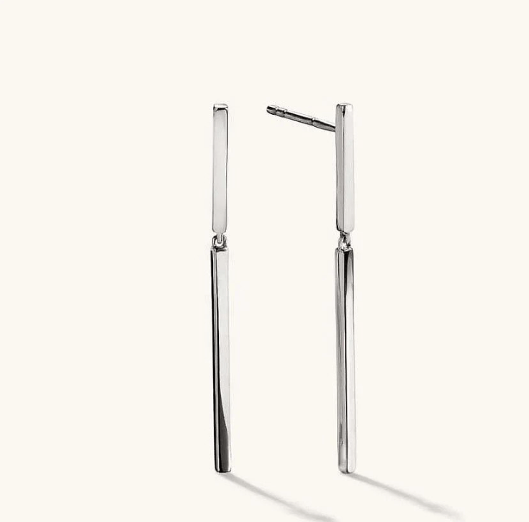 Минимализм / Серьги / Серебро 925 пробы (+золотое напыление)